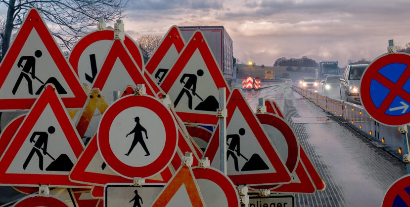 A1: Engpass zwischen Burscheid und dem Kreuz Leverkusen in Richtung Köln