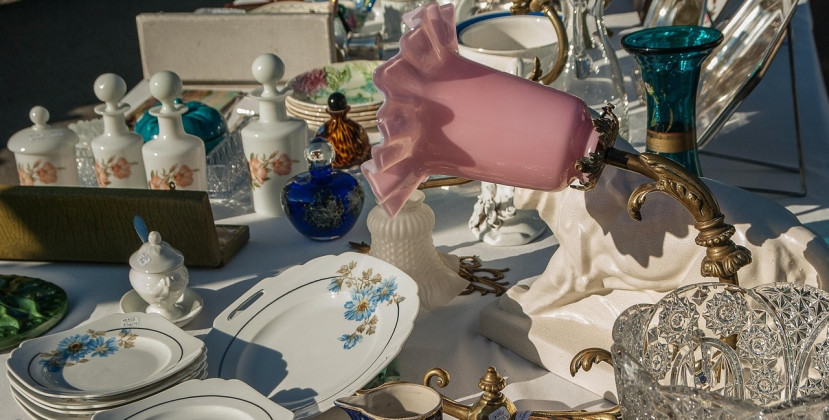 Hof-Flohmarkt am Leimbacher Berg in Schlebusch