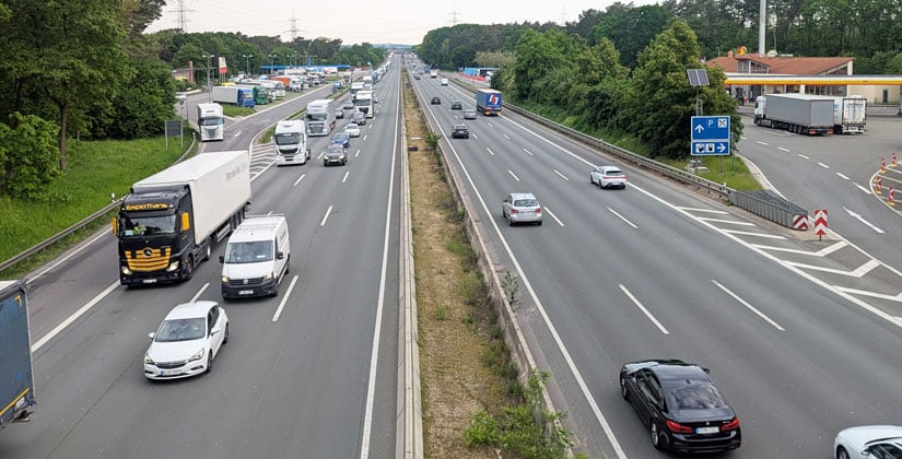 LKW-Unfall auf A3 – Stau und Sperrung zwischen Hilden und Solingen