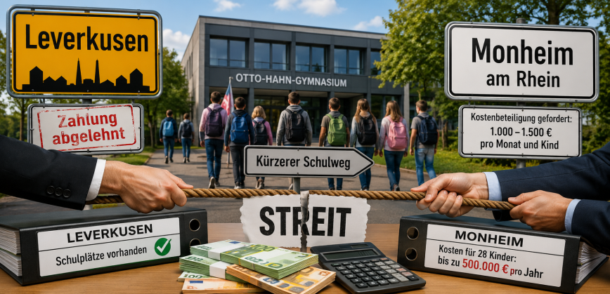Schulplätze für Hitdorfer Kinder: Warum Leverkusen das Monheimer Gymnasium nicht „finanzieren“ will