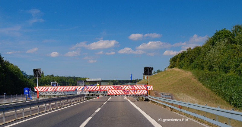 A1/A3: Verbindungssperrungen im Kreuz Leverkusen